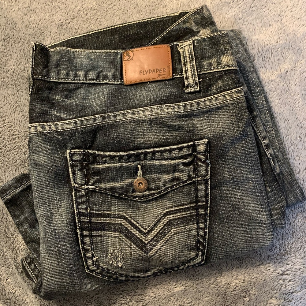 Men's jeans: brand flypaper